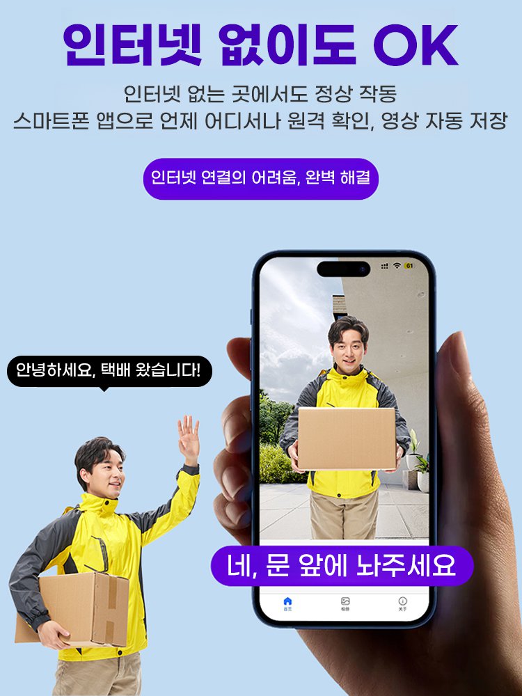 【7*24시간당 모니터링】무선 고화질 원격 모니터링 장치