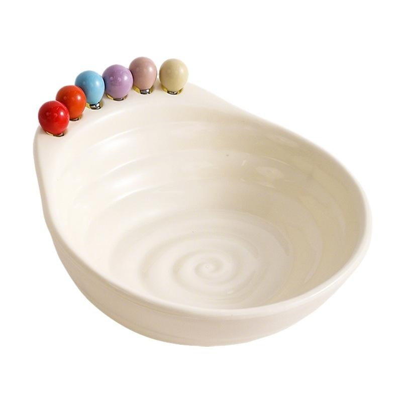 Large capacity French spiral fruit bowl