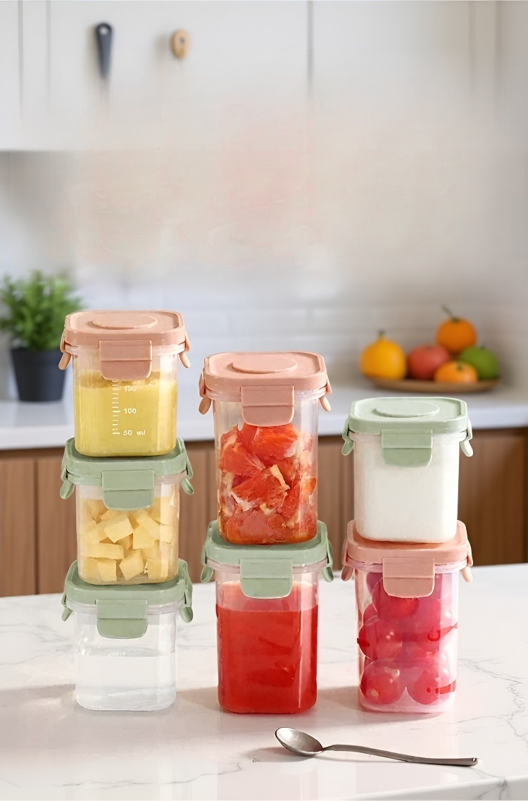 아기 건강을 위한 이유식 도시락