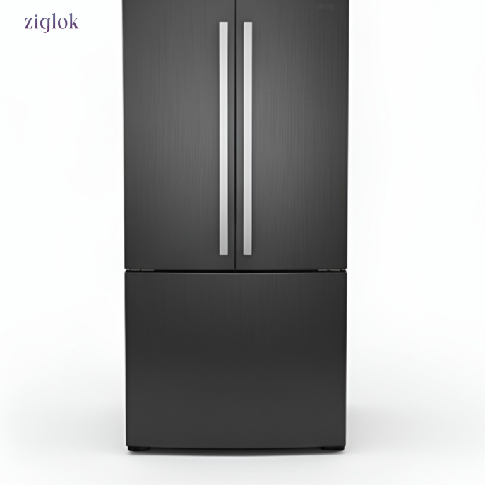 프랑스식 멀티도어 1단 초박형 가정용 공랭식 무동결 냉장고