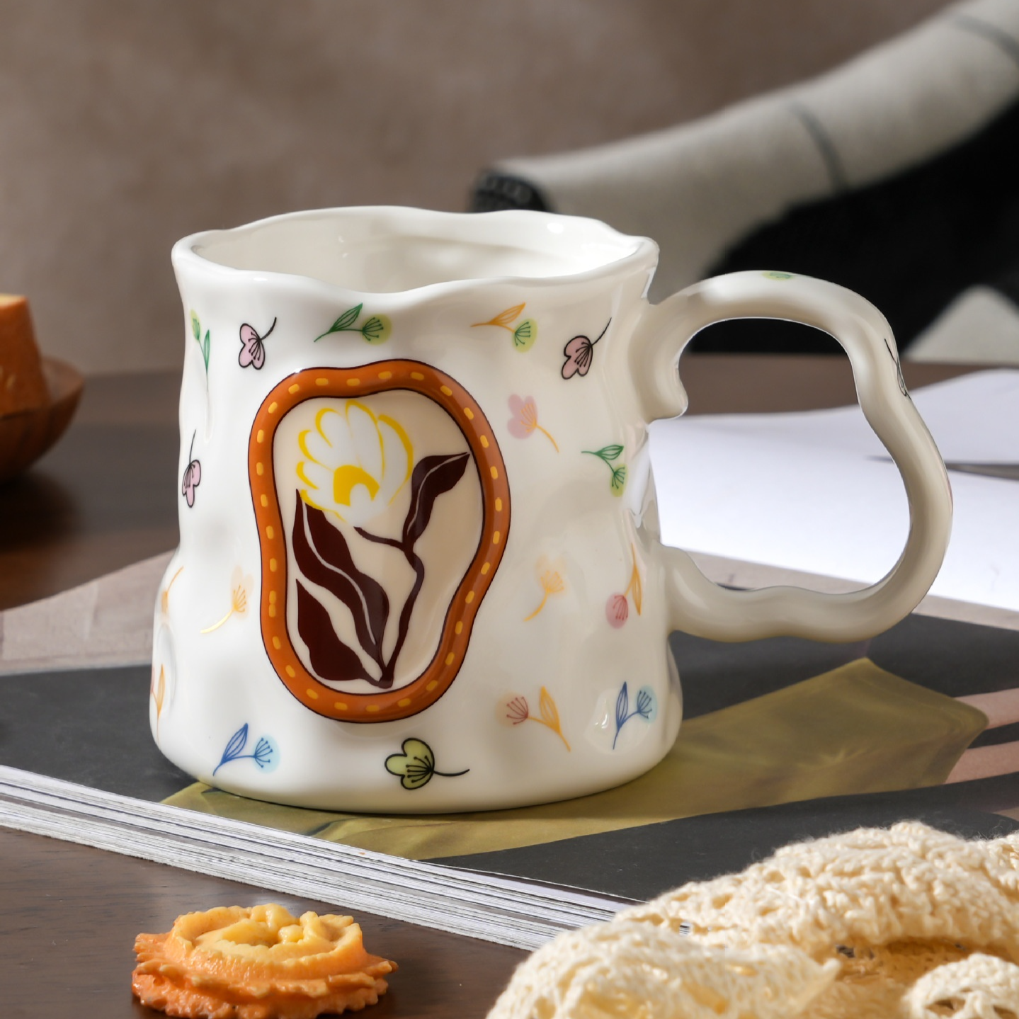 夢幻花叢手捏陶瓷馬克杯