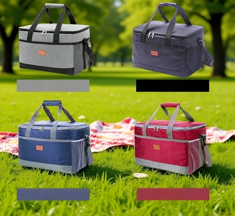 Large capacity car thermal bag for family road trips