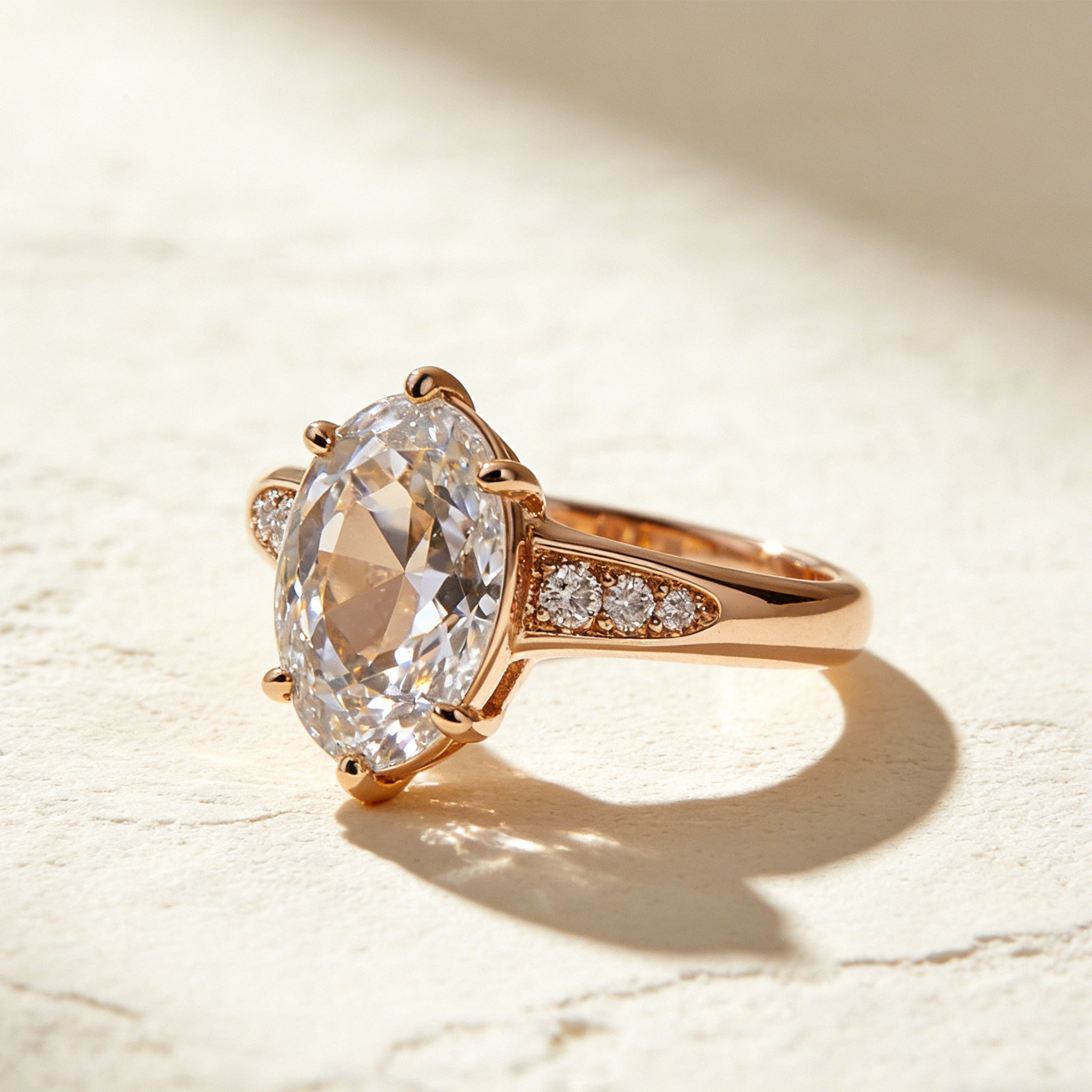 Trendiger Minimalistischer Ring