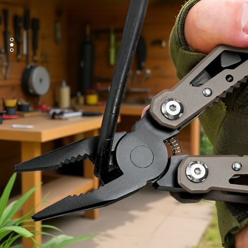 Outdoor Foldable Stainless Steel Multi-Functional Pliers
