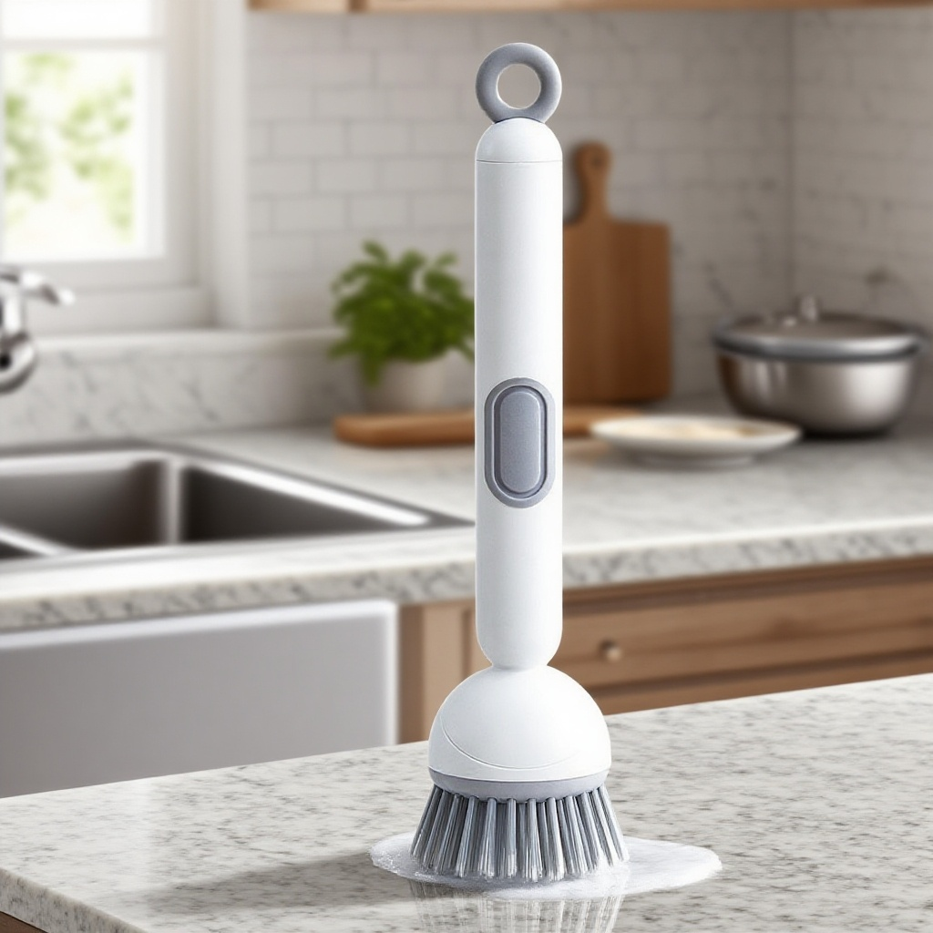 Reinigungsflüssigkeit mit langem Griff Töpfenbürste