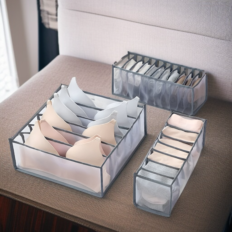 여성 가정용 수납함 망사 칸막이 속옷 수납함 서랍형 의류정리함 칸막이 양말정리칸 양말수납함