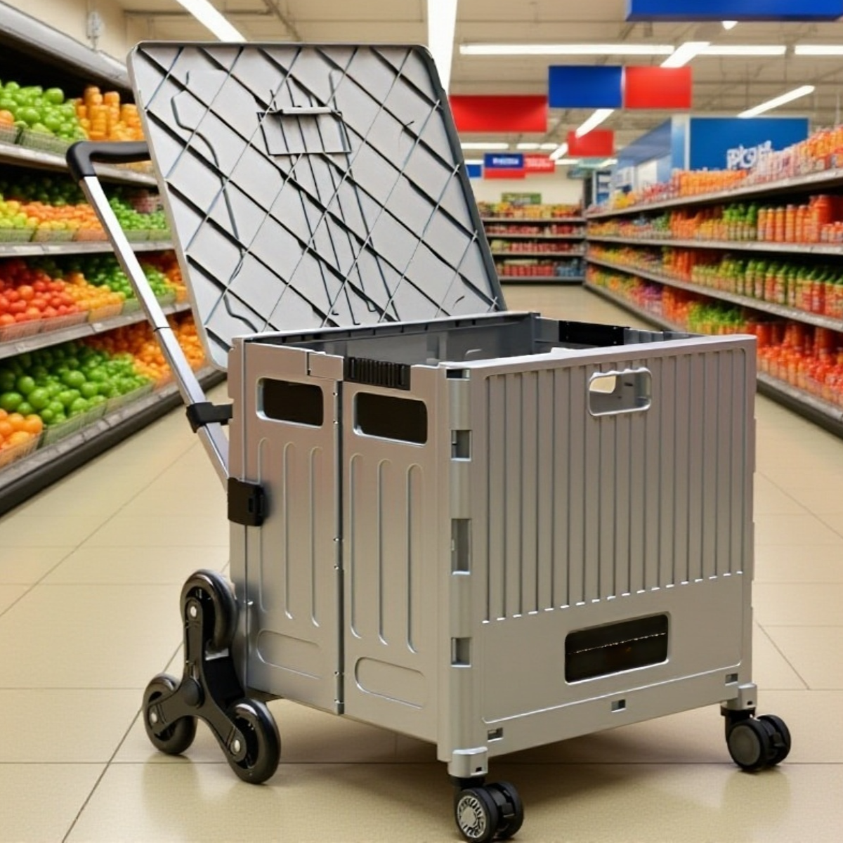 متعددة الوظائف المحمولة للطي عربة سحب صغيرة للاستخدام المنزلي