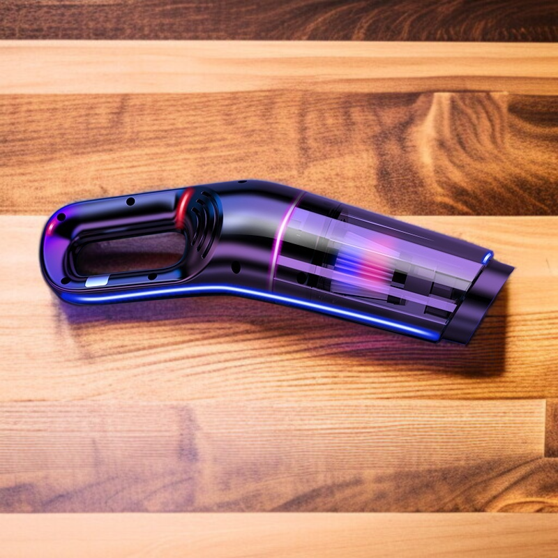 車用掃除機 車用ワイヤレス充電 ハンドヘルド掃除機 車または家庭用 120W ハイパワー吸引 乾湿両用