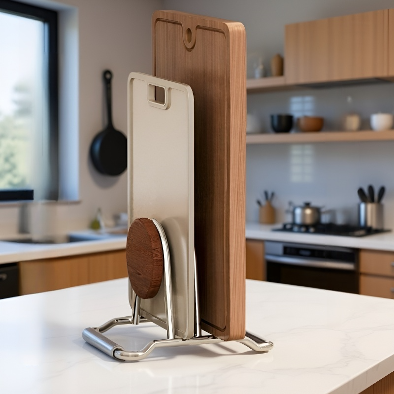 Stojak na deski do krojenia ze stali nierdzewnej do kuchni 