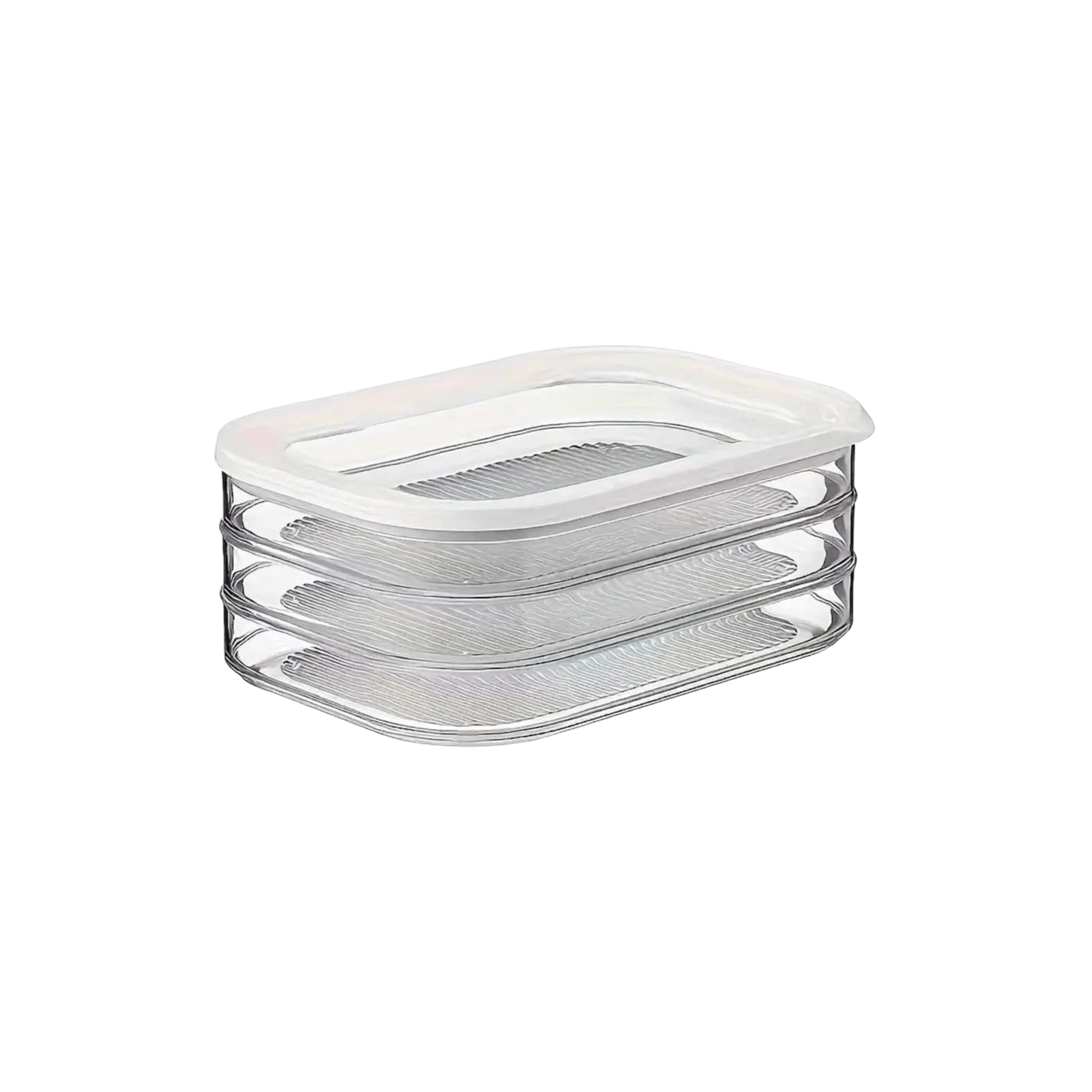 Transparent food storage containers
