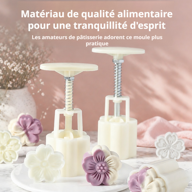 Moules pour snacks sains pour bébés, moules pour gâteaux de patate douce violette