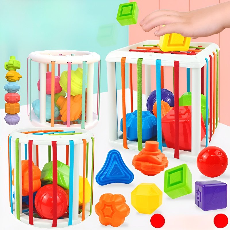 Infant Rainbow Shape & Color Recognition Educational Toy