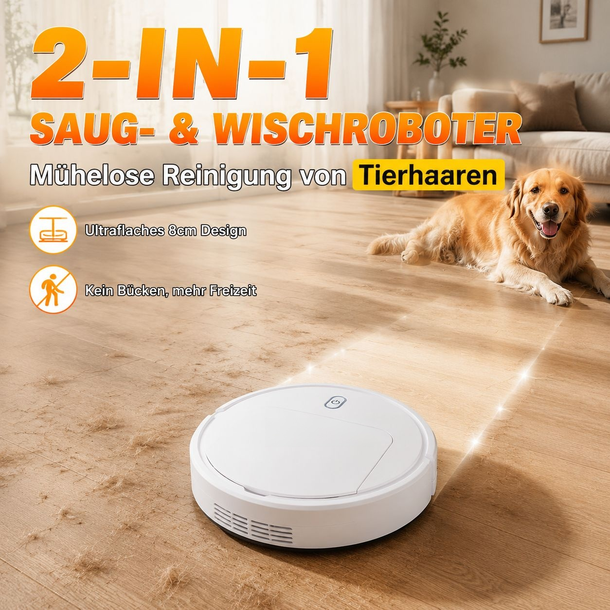 Vollautomatischer Reinigungsroboter für Küche und Haushalt