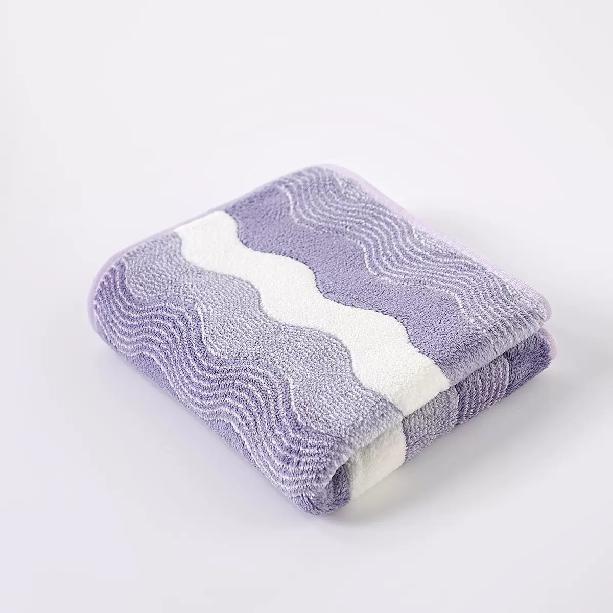 Coral Fleece Two-tone Towel, Absorbent & Soft Face Cloth for Home