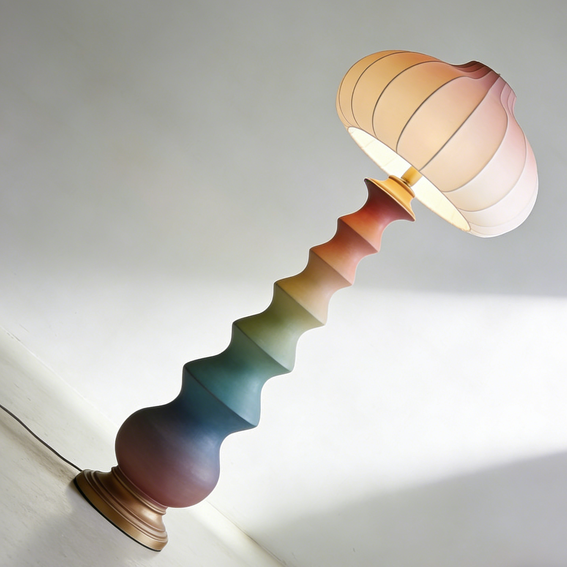 โคมไฟตั้งพื้นดีไซน์สร้างสรรค์สำหรับห้องนอน