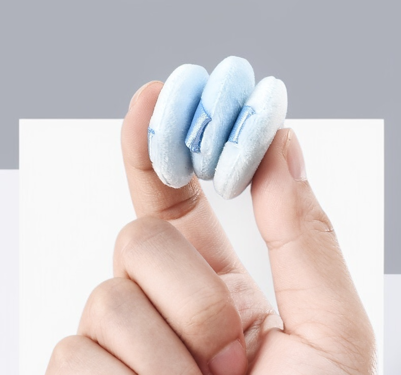 미니 퍼프의 부드러운 재질