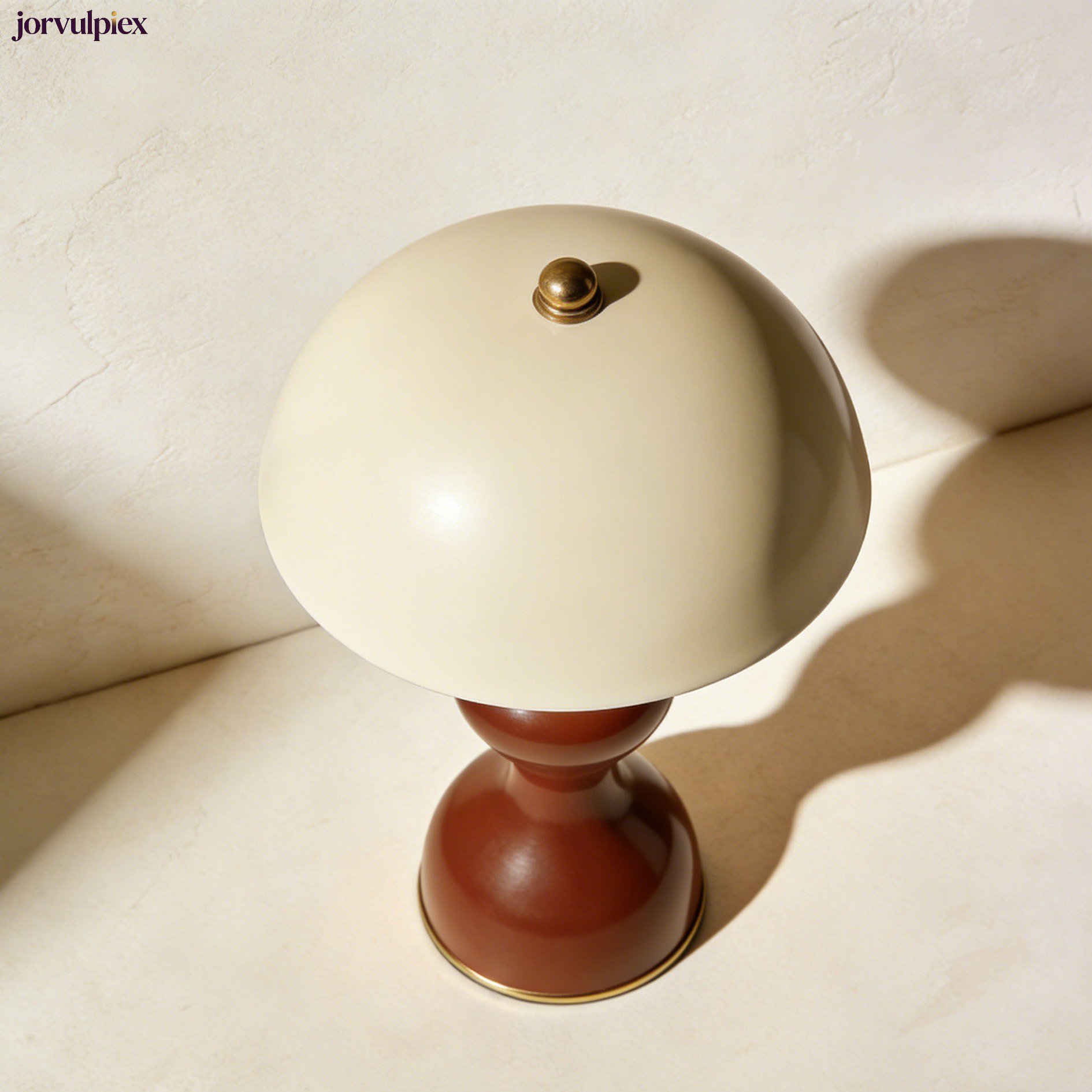 Adjustable desk lamp with touch controls