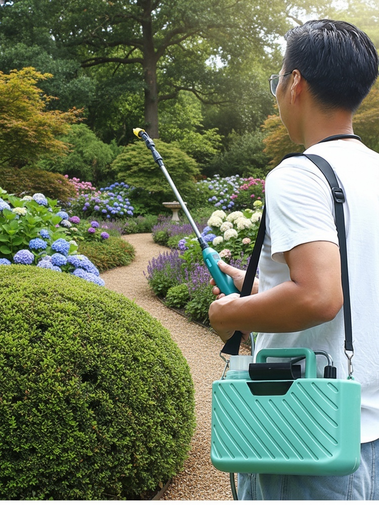 Small portable electric sprayer Easy to use for gardening