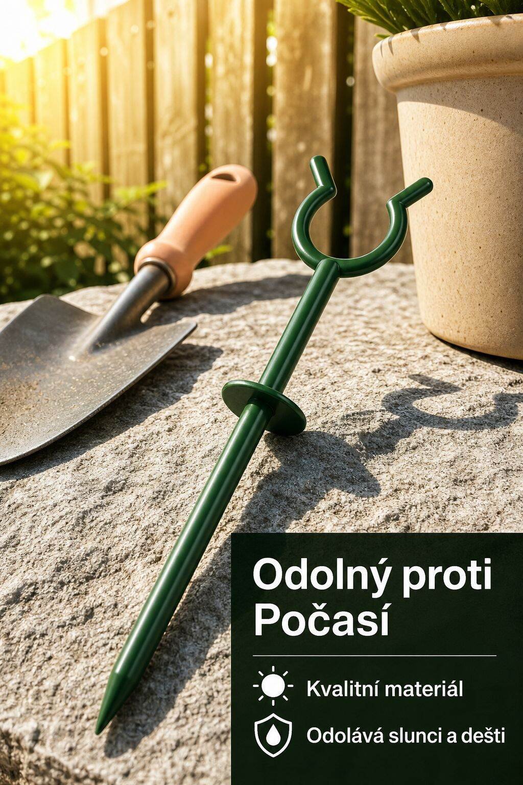 Držák hadice zabraňující zauzlování