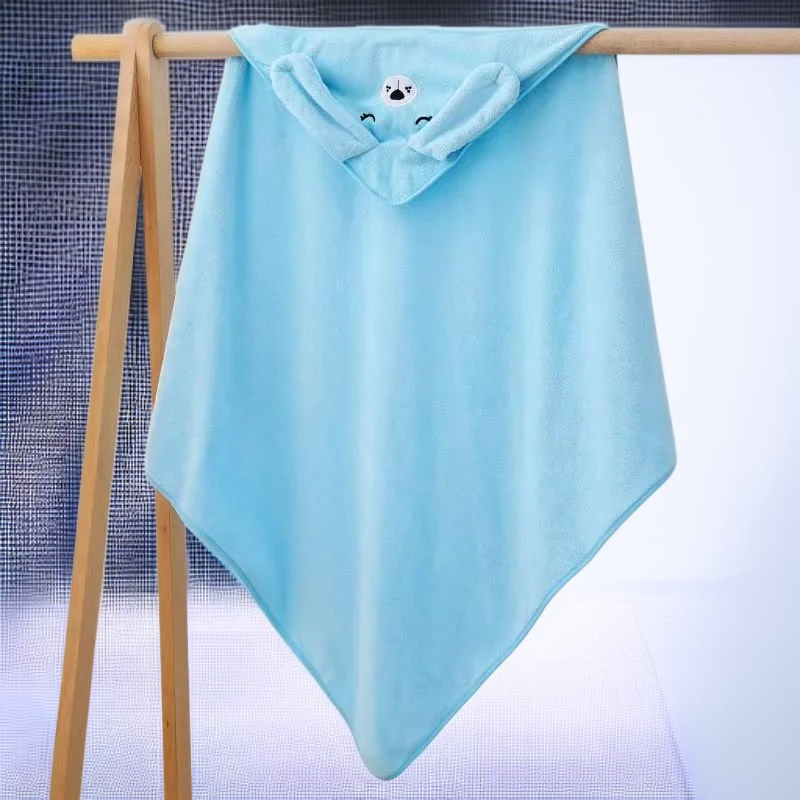 兒童卡通浴袍適合游泳後保暖