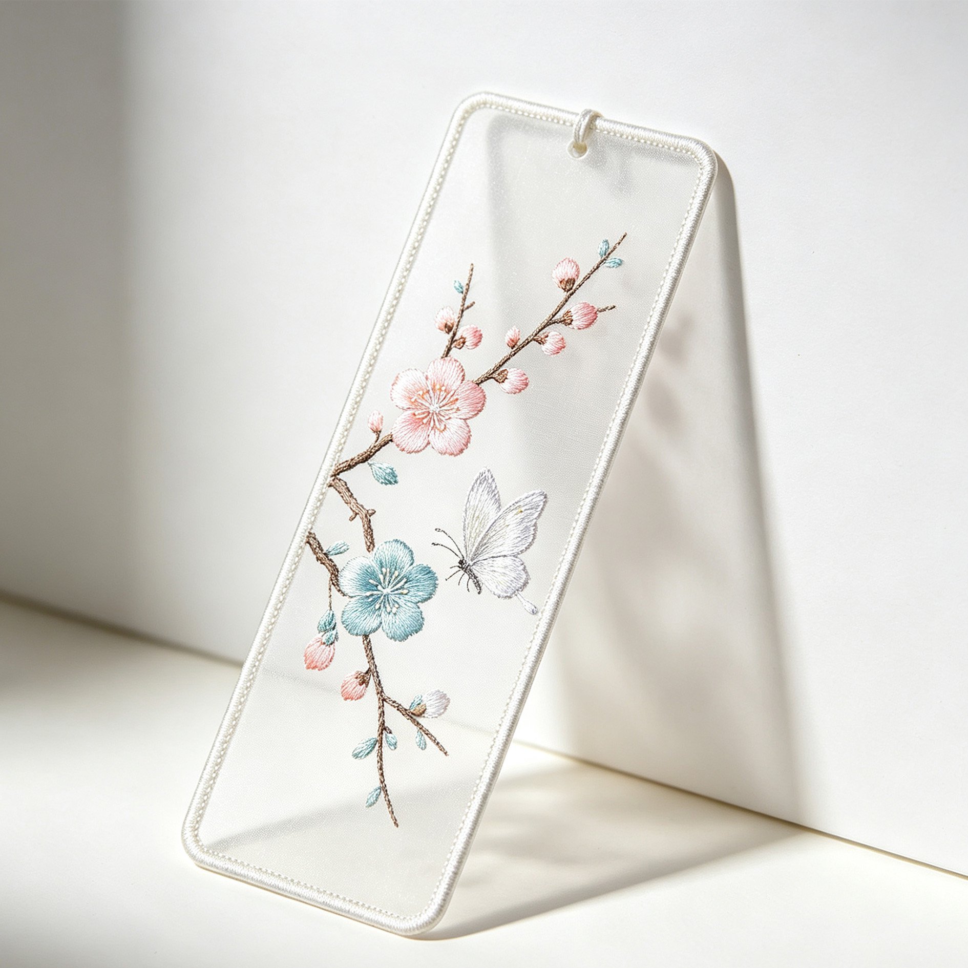 Suzhou embroidery double-sided bookmark