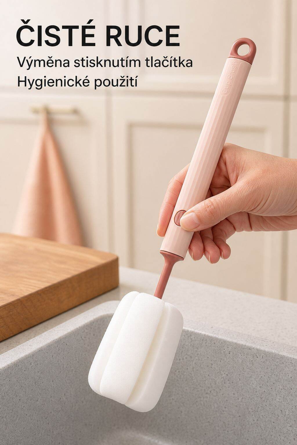 Domácí multifunkční čisticí houbička