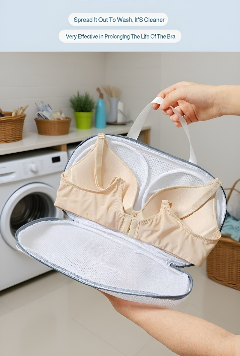 Bra laundry bag prevents deformation in wash