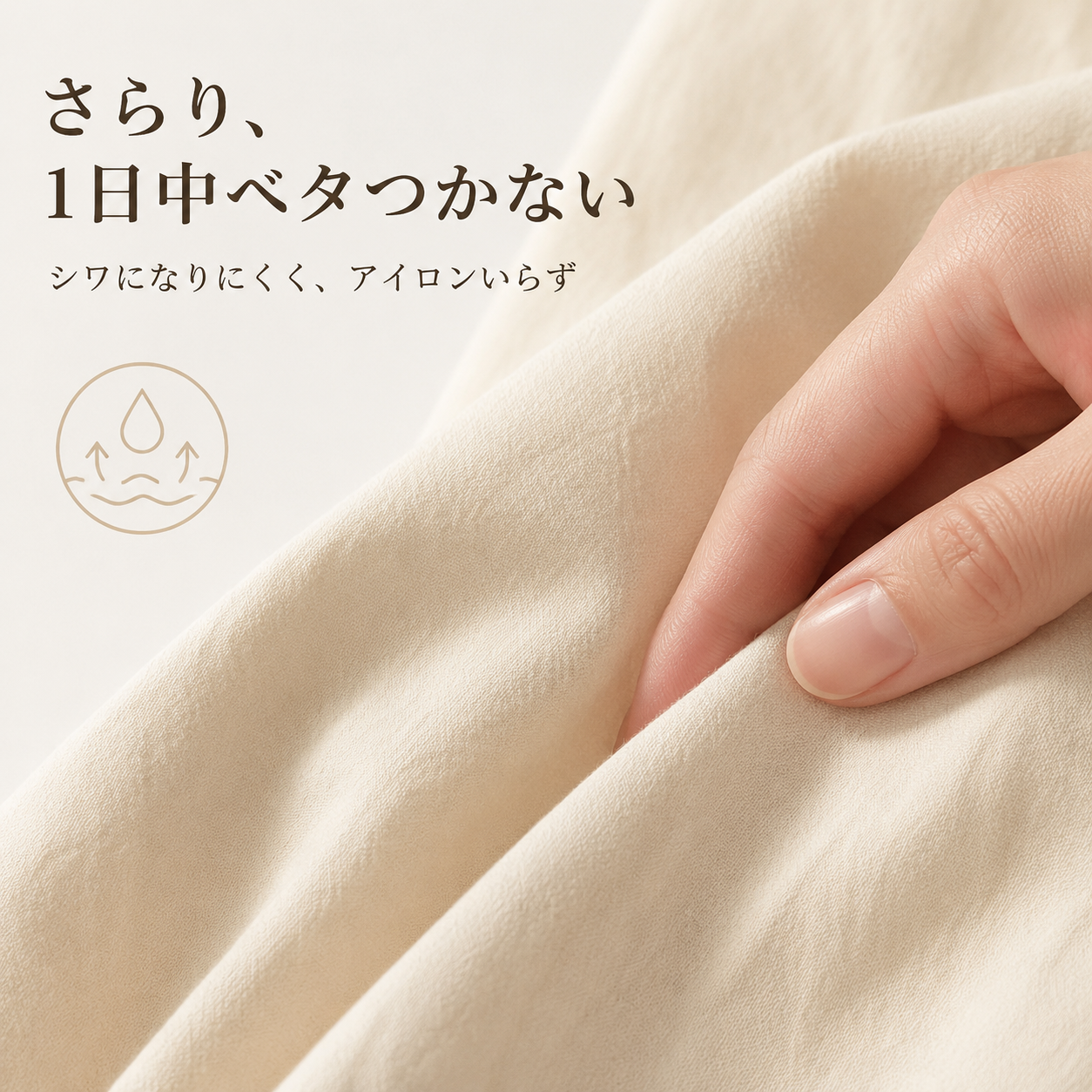 無地ゆったりパフスリーブ肩開き森系個性ワンピース