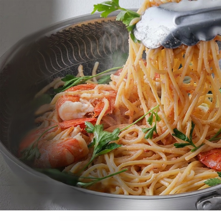 Stainless Steel Frying Pan for Eggs and Steaks