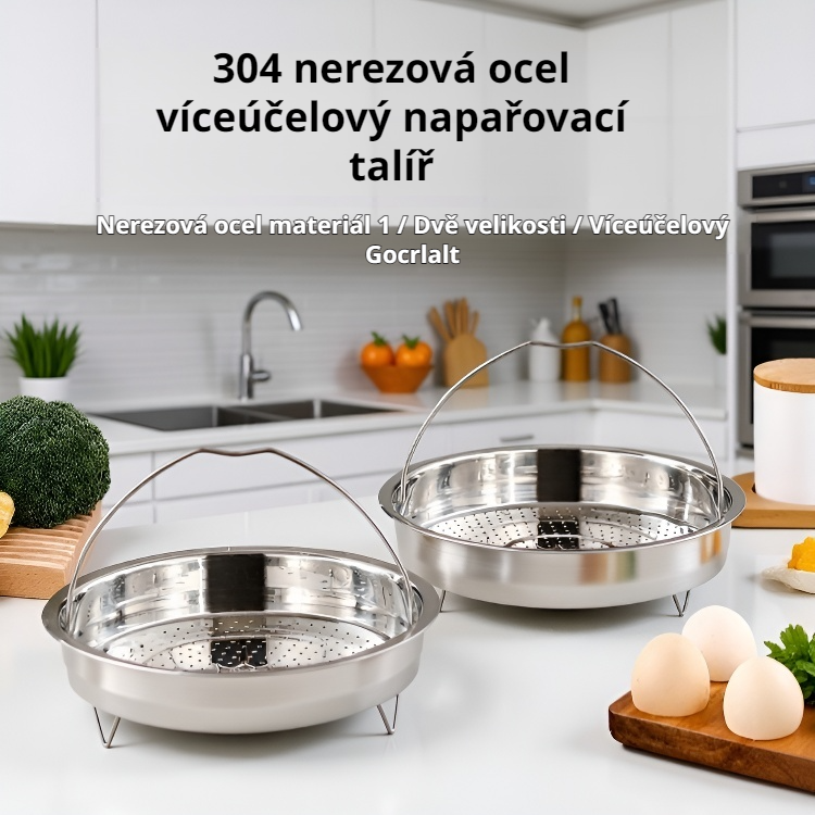 Napařovací podnos z nerezové oceli JMY-304