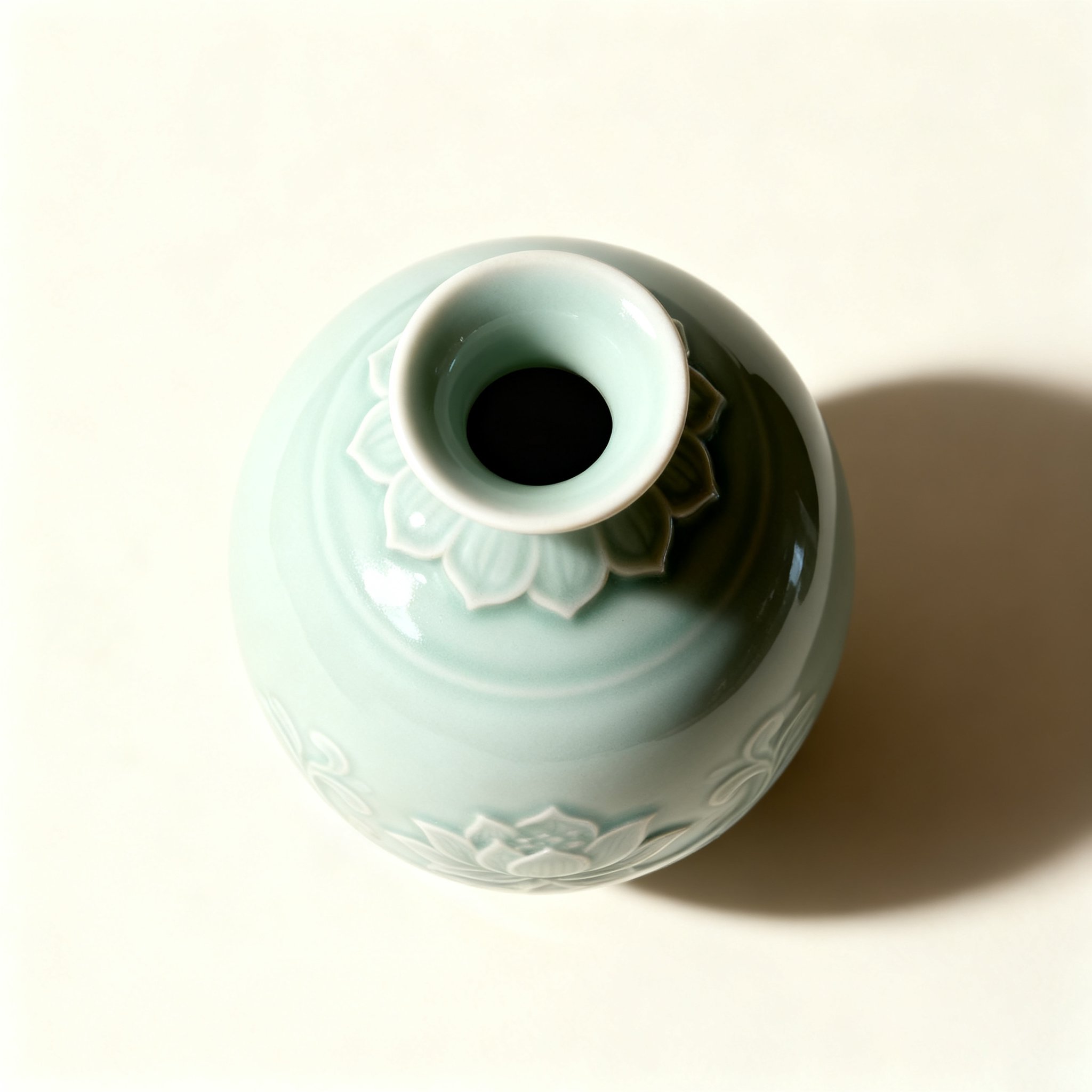 ハンドメイド彫刻セラミックフラワーベース