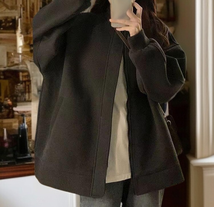 봄 가을용 여성 야구 아우터