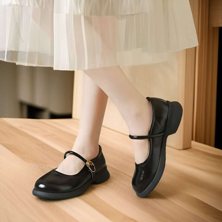 أحذية مقدمة مستديرة مناسبة لجميع المناسبات