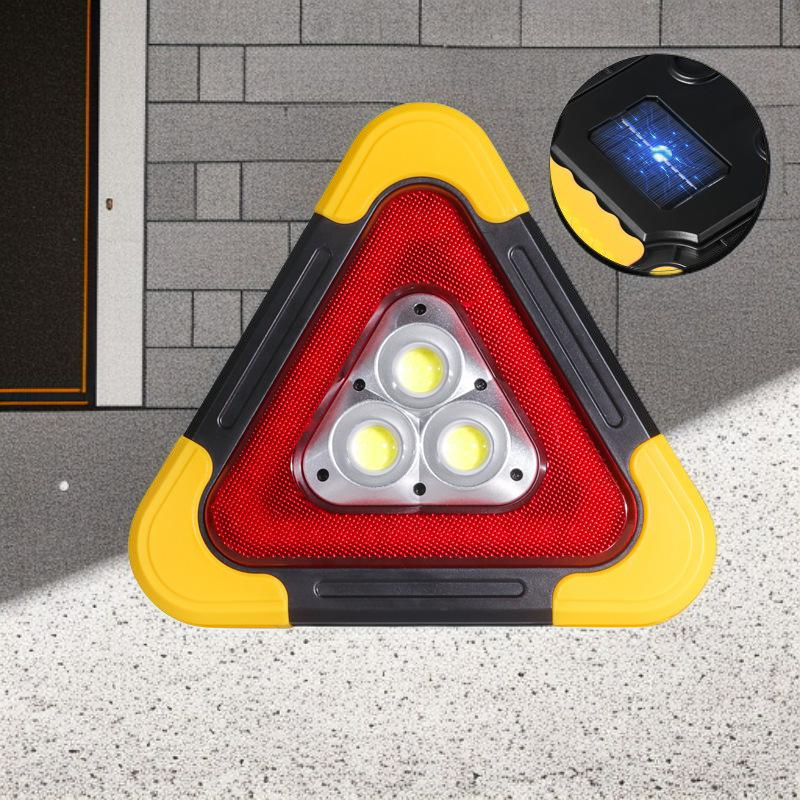 Car tripod warning sign