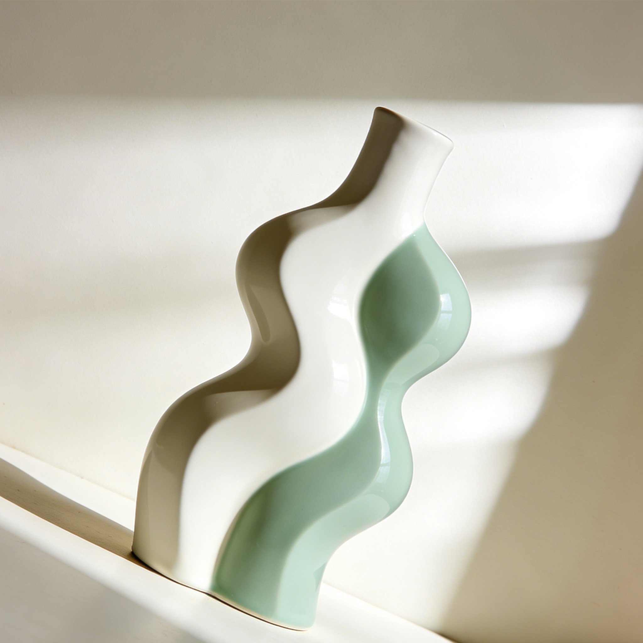 シンプル陶器花瓶（3個セット）