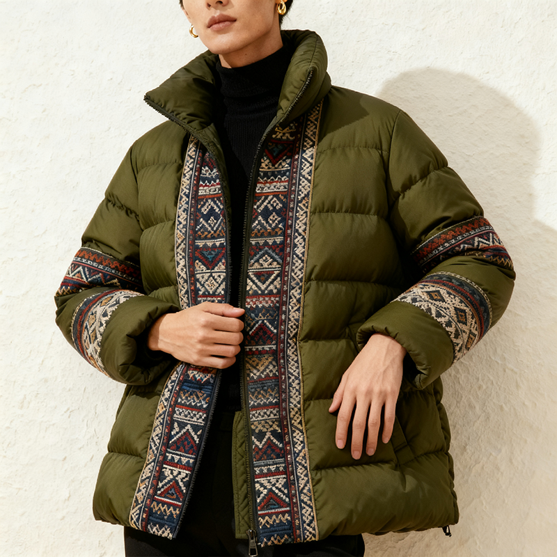 남성용 경량 패딩 점퍼