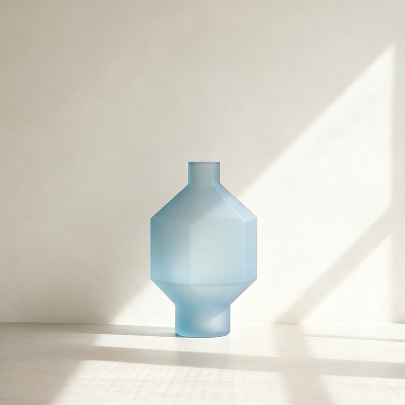 シンプルガラス花瓶装飾置物