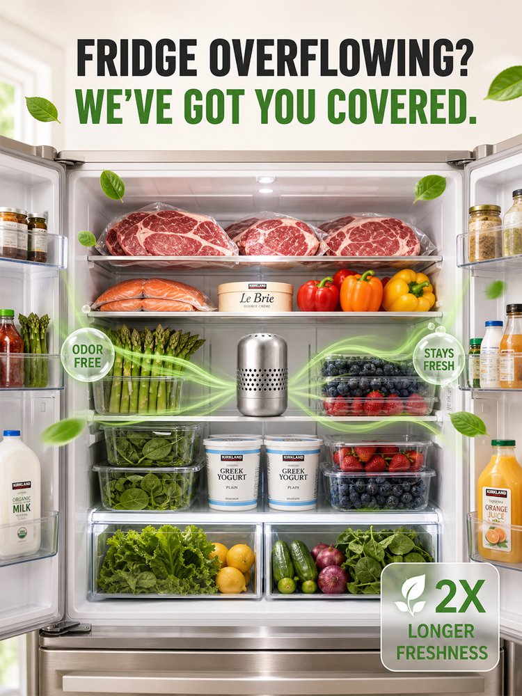[Effect lasts for 10 years] Refrigerator deodorizer