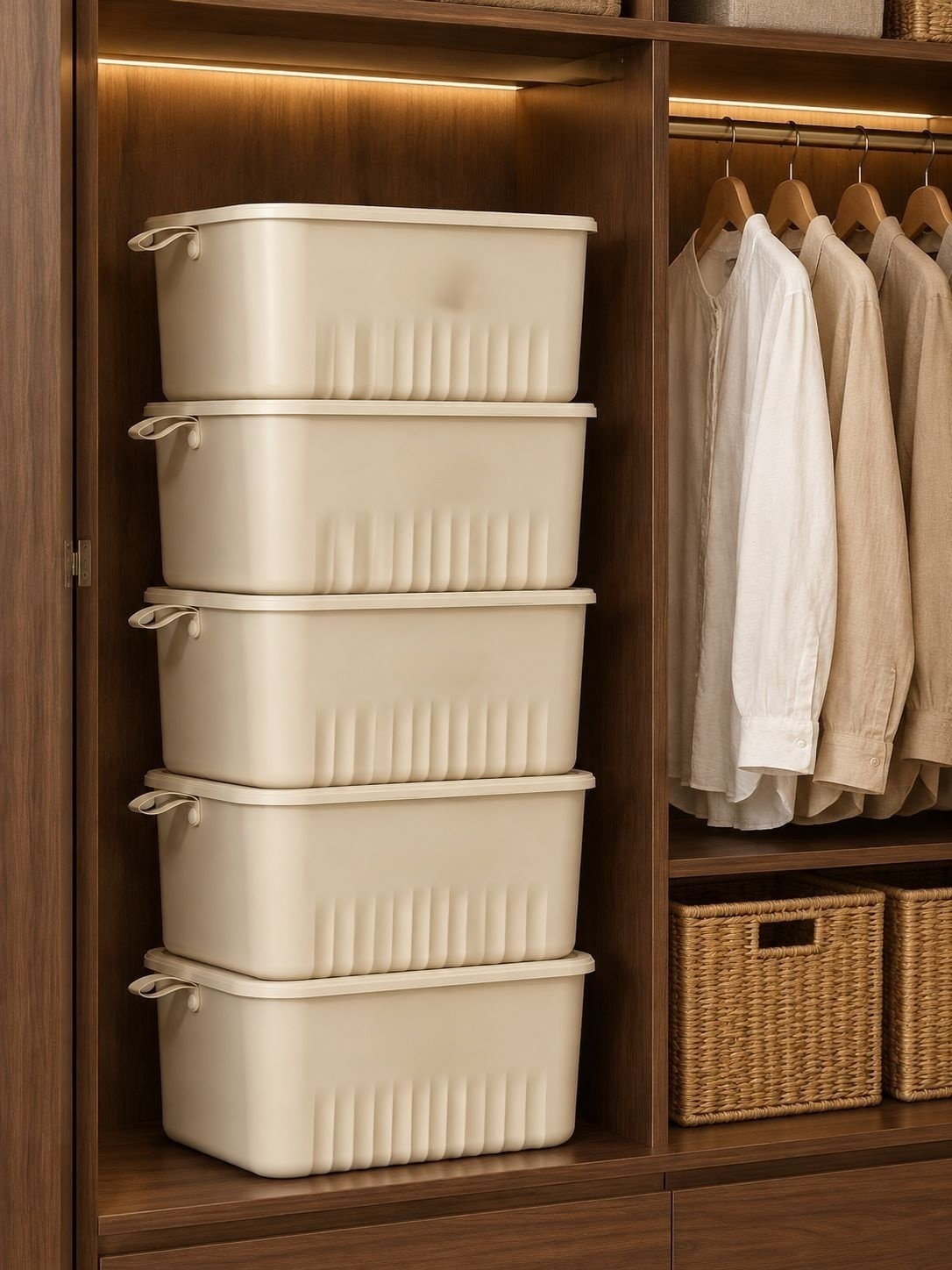 Caja organizadora con materiales duraderos