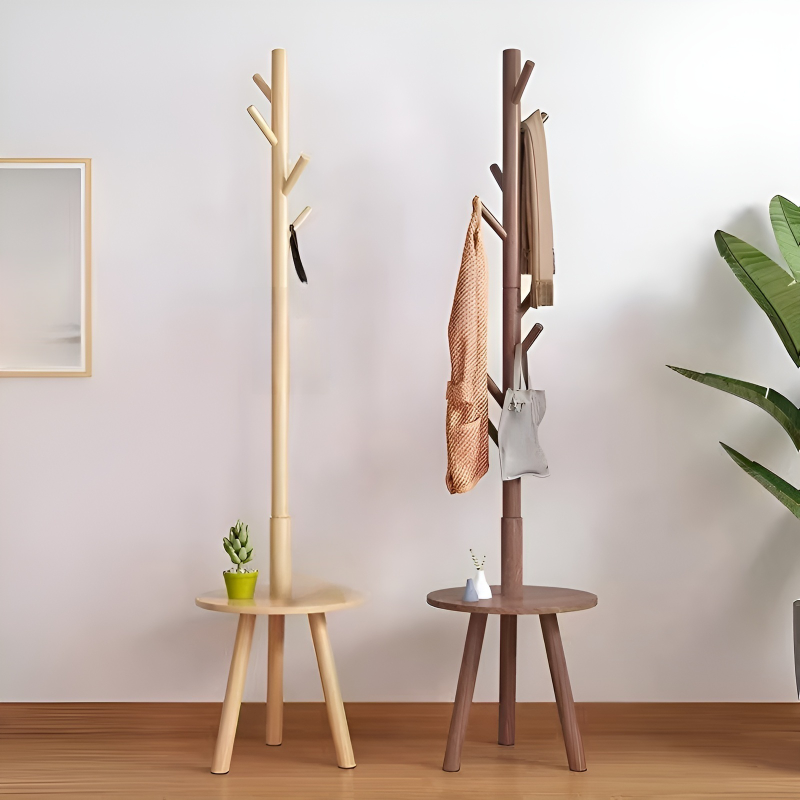实木衣帽架