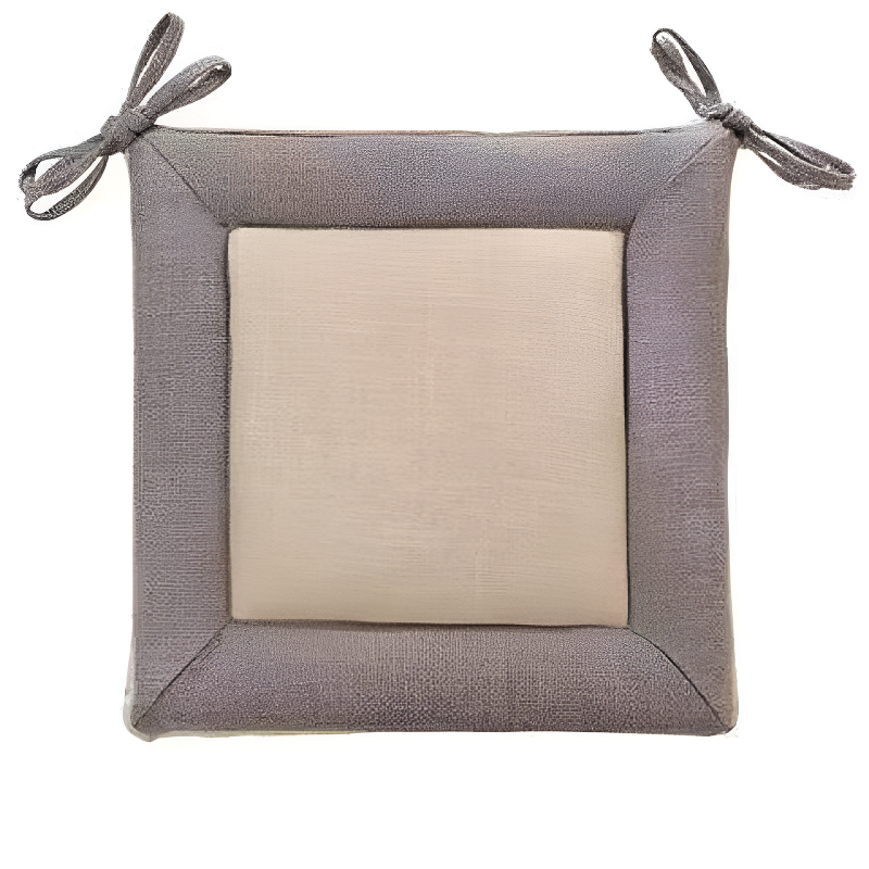 Thickened Breathable Removable Linen Chair Seat Cushion