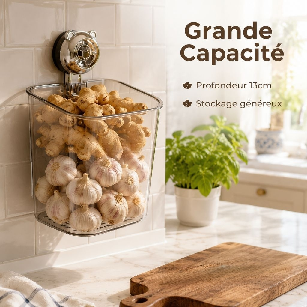 Boîte de rangement murale pour la cuisine