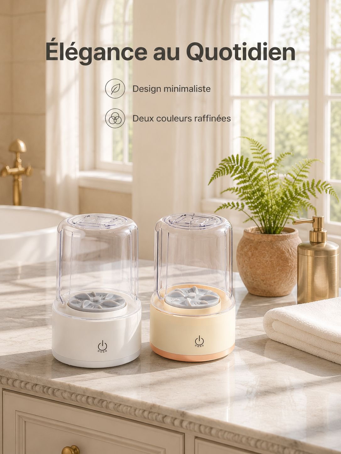 Lave-linge portable rechargeable pour sous-vêtements