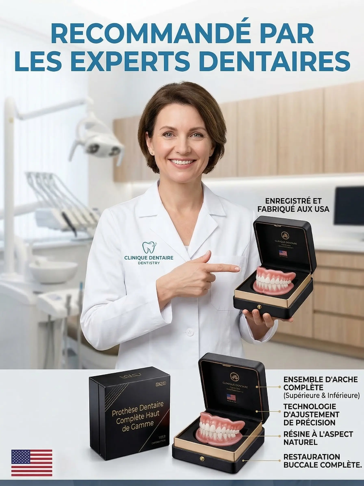 Prothèse dentaire complète haut de gamme sur mesure