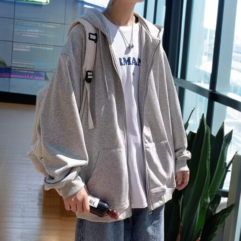 커플 헤비 가을 카디건 맨투맨 상의 아우터 재킷 남자 옷