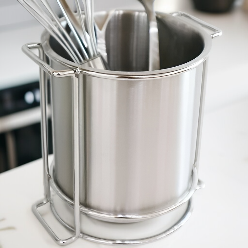 퓨애리 스텐304 물빠짐 수저통