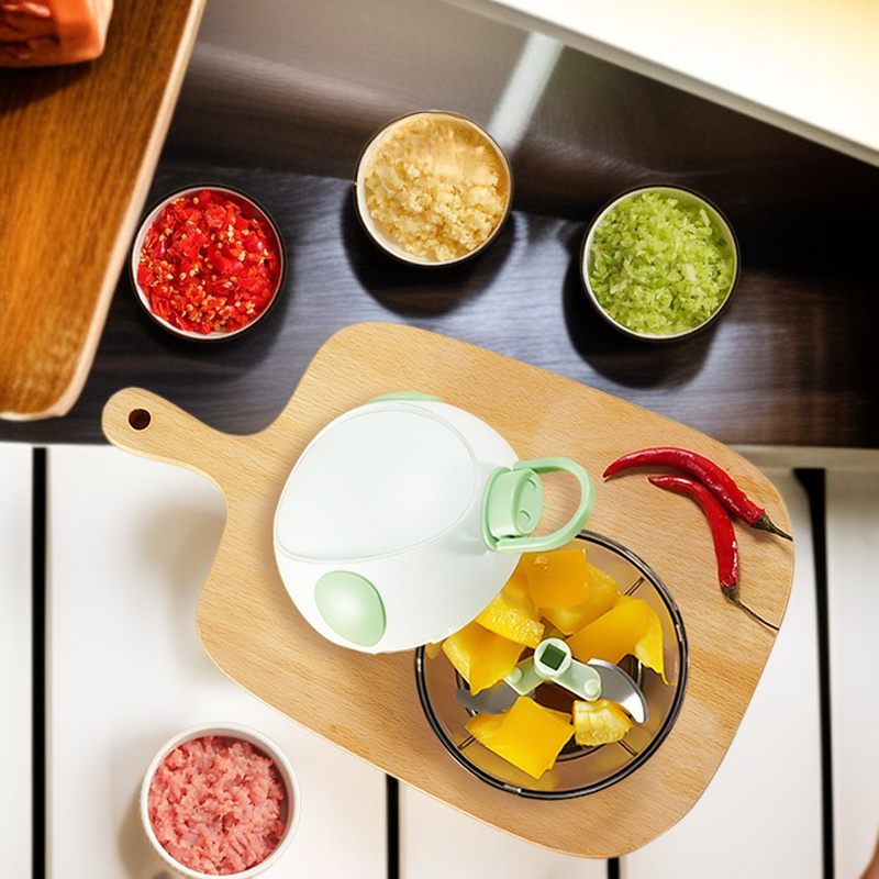 Picadora de ajo portátil y mini para el hogar