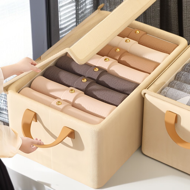 Kartonová zásuvková skříňka na džíny, organizér na oblečení a spodní prádlo