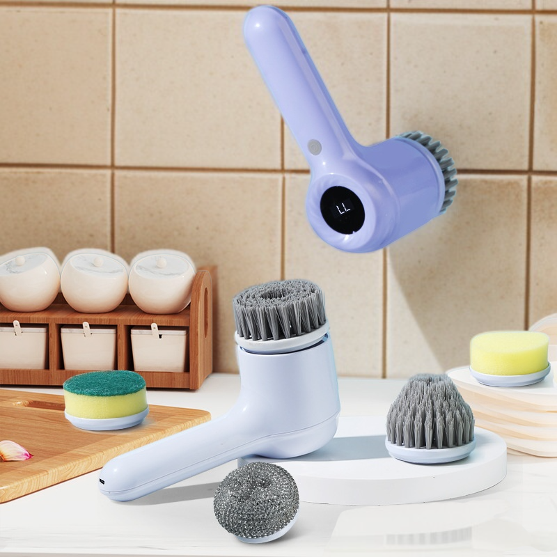 Type-C Rechargeable Multi-Function Household Wireless Electric Cleaning Brush