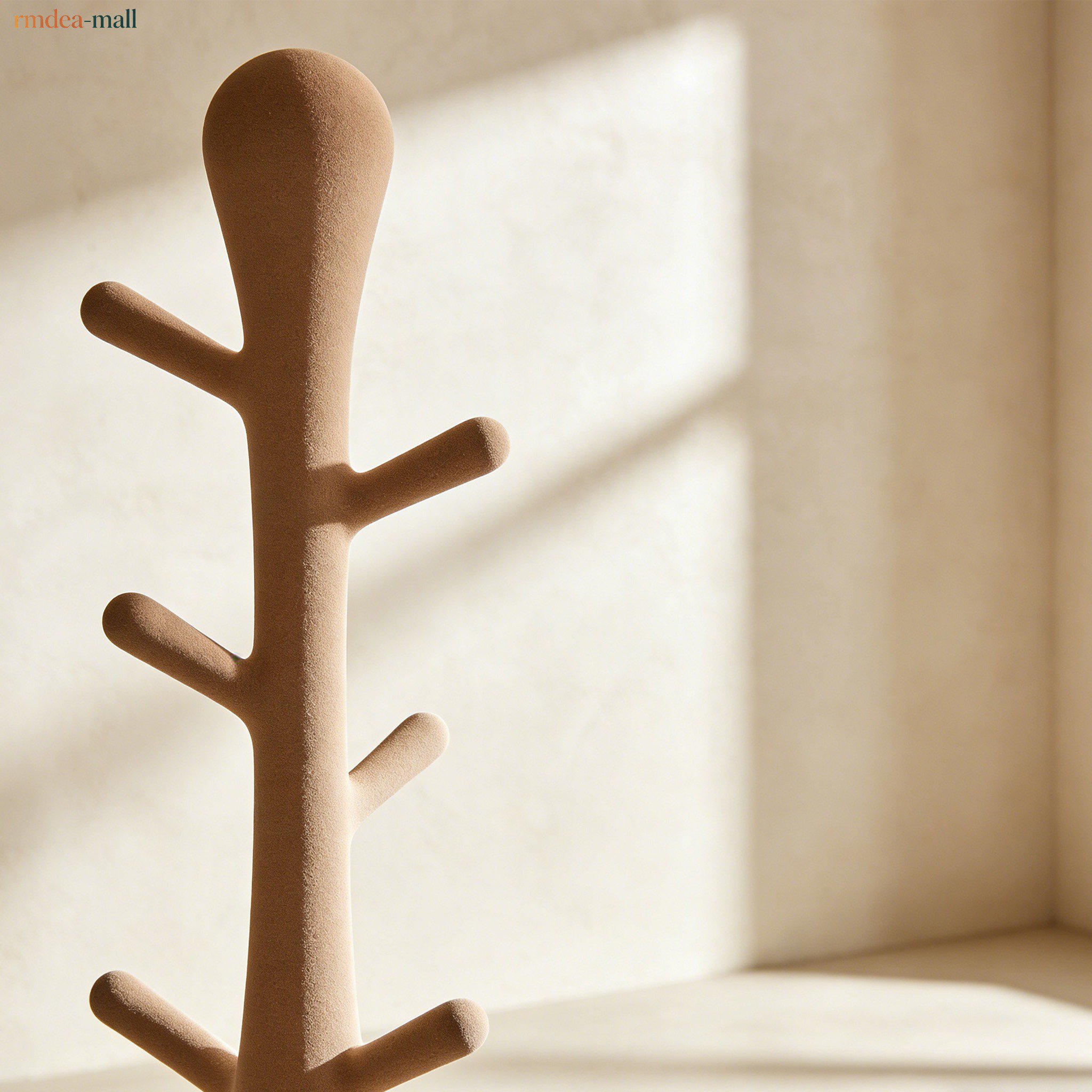 Modern home standing coat rack in entryway